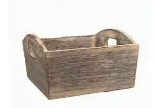WB0407DK – 7” square stain decor box W/L-“each” Min 12 -case pk 48 pcs