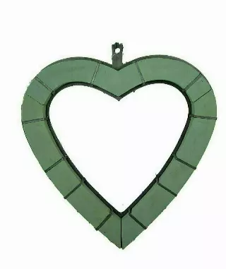 FP318 – 19” Plastic back wet block heart-“each” Min 2 – Case 6 pcs.