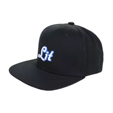 Men's Adjustable Mesh Snapback Trucker Hat - Black (BGCAP02-L-BLACK)