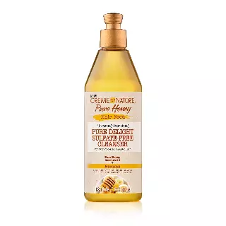 WHOLESALE CREME OF NATURE PURE HONEY HAIR FOOD STRENGTHENING PURE DELIGHT SULFATE-FREE CLEANSER 12 OZ - 48 PIECE LOT