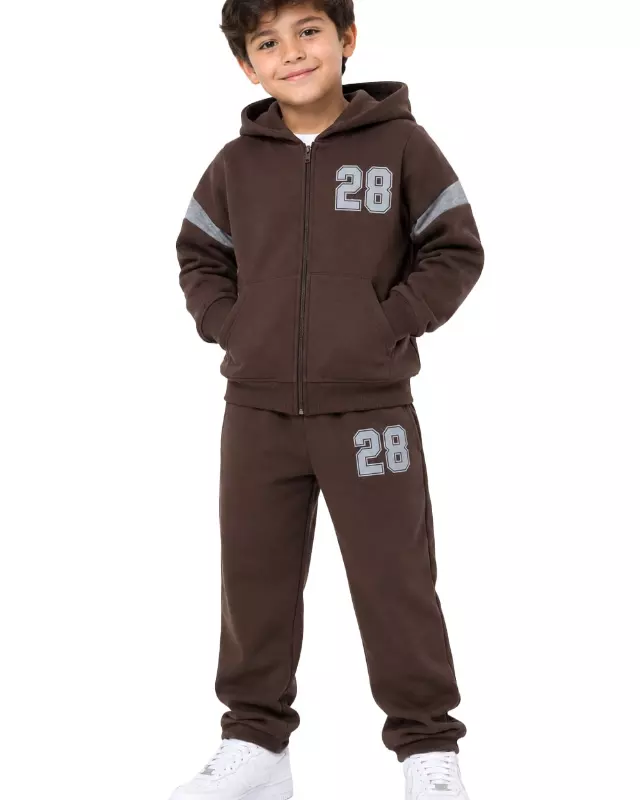 Boys' 2PC Fleece Set #Q01 — Assorted / 2T-3T-4T