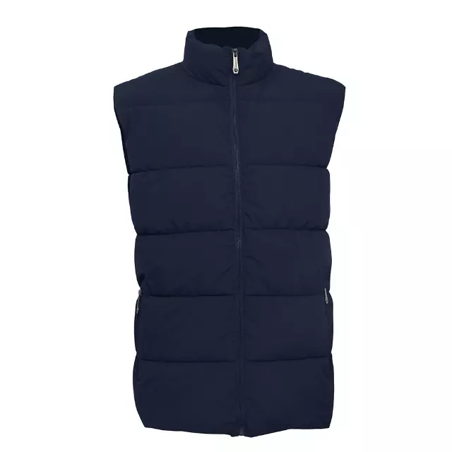 Men’s Solid Full Zip Puffer Vest - Style #MV808 - $12.00/Unit MINIMUM 12 PCS - PLEASE SEE DESCRIPTION - S-2XL — Navy