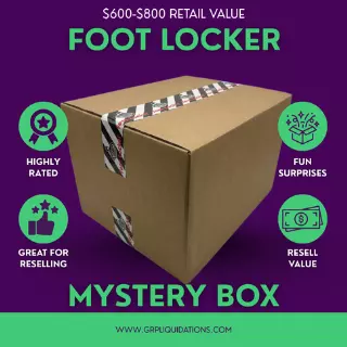 Foot Locker Mystery Box · jerseys, caps, socks and more · as is