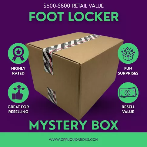 Foot Locker Mystery Box · jerseys, caps, socks and more · as is