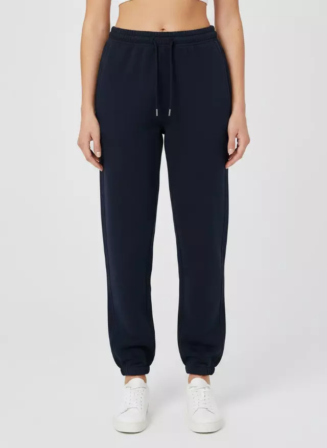 Women’s Fleece Jogger Pants #07 — Black / S-M-L-XL
