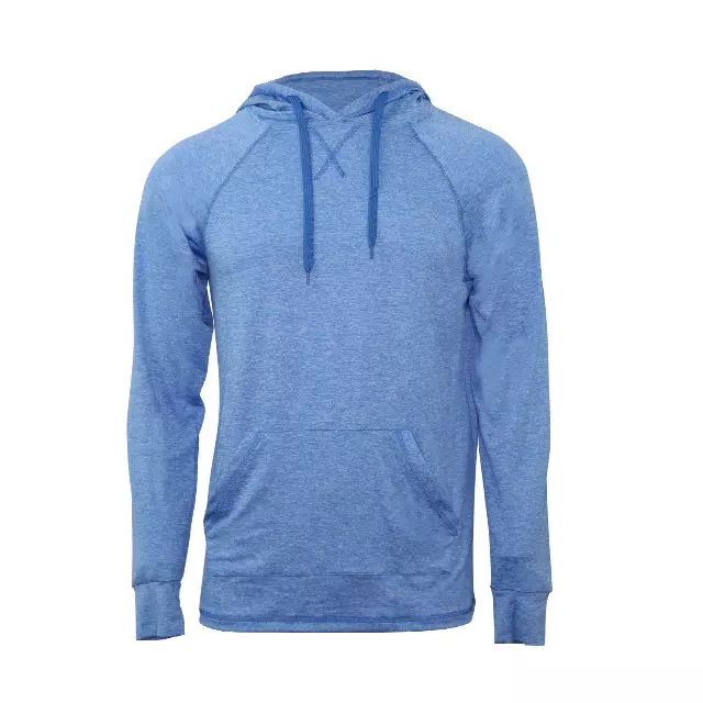 Men's Long Sleeve Hooded Sweatshirt - Style #GMS901- $10.00/ Unit MINIMUM 24 PCS - PLEASE SEE DESCRIPTION - S-2XL — Sky Blue