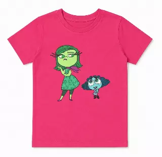 YOUTH GIRLS DISNEY INSIDE OUT 2 T-SHIRT PINK