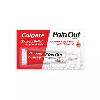 Colgate Pain Out Gel 10g, Three Card Pack (Case of 24)