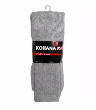 Socks - 9-11 Grey Tube Socks - 115G-3