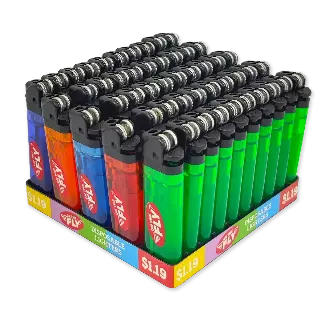Giant Logo Disposable Lighter - 50 Pieces Per Retail Ready Display 41563