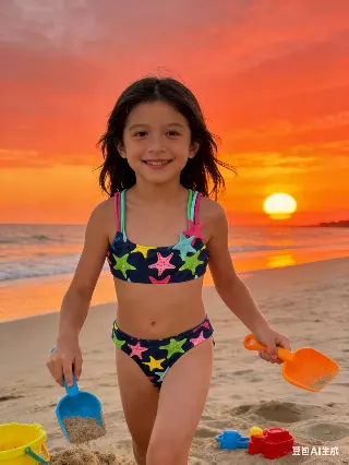 KH3033 Kids Starfish Two Piece