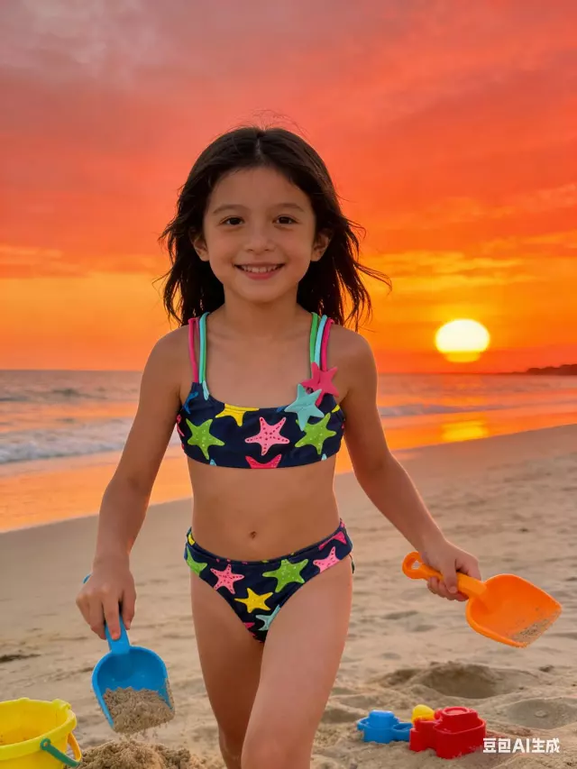KH3033 Kids Starfish Two Piece