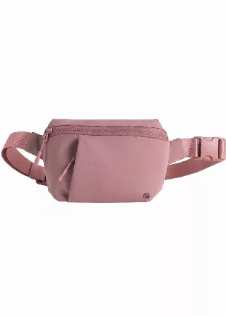 Joan & David Sport Nylon Passport Front Pocket Belt Bag — 038-BLUSH