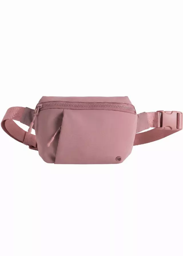 Joan & David Sport Nylon Passport Front Pocket Belt Bag — 038-BLUSH