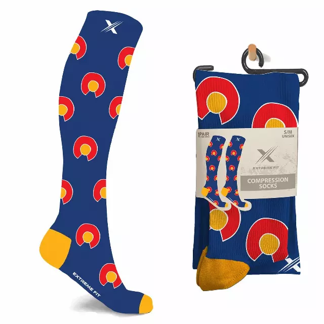 COLORADO COMPRESSION SOCKS — Large/XL