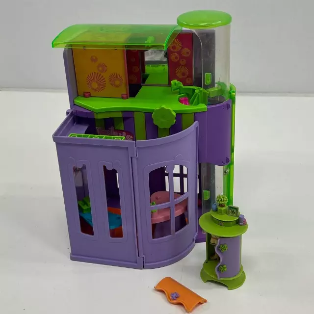 Vintage Collectible Toys Mattel Polly Pocket Mall Cafe Fold Out Play Set Lot
