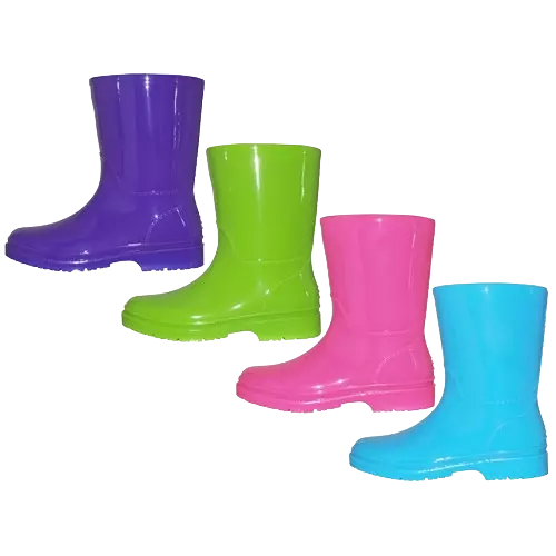 RB-66-A - Youth's "EasyUSA" Waterproof Soft Rubber Rain Boots