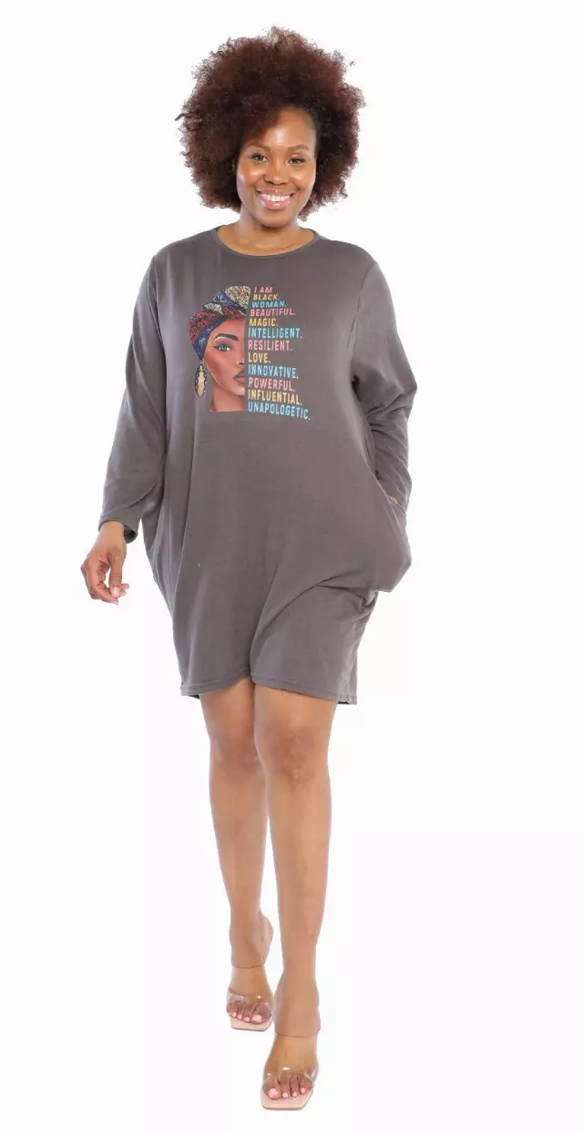 CHH-21050 ON SALE!!! Empowered Brushed Knit Dress - One Size (6-PCS PRE-PACK - Assorted Colors) ($10.00 Each)