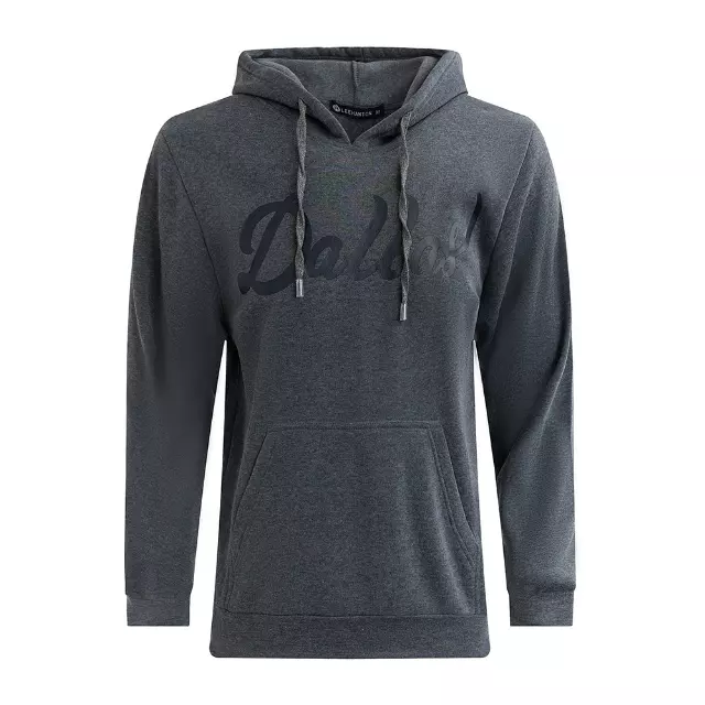 Men’s Pullover Fleece Hoodie with Drawcords and Kangaroo Pockets – Dallas - Style #MFJ172-6 -$8.50/Unit - 24 PCS/CS - PLEASE SEE DESCRIPTION — Dark Grey