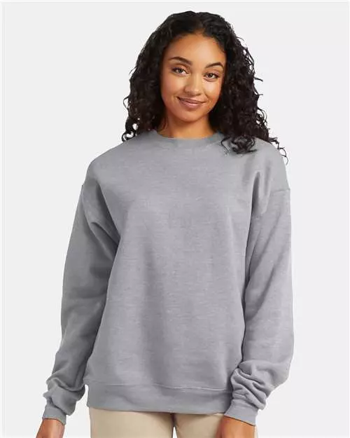 #7M-H-P164 Hanes Unisex EcoSmart® Crewneck Sweatshirt – $4.00 each (24 Pieces)