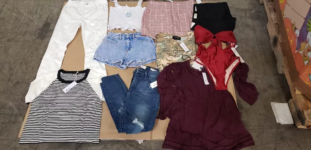 Pacsun wholesale mixed apparel pallets 100pcs