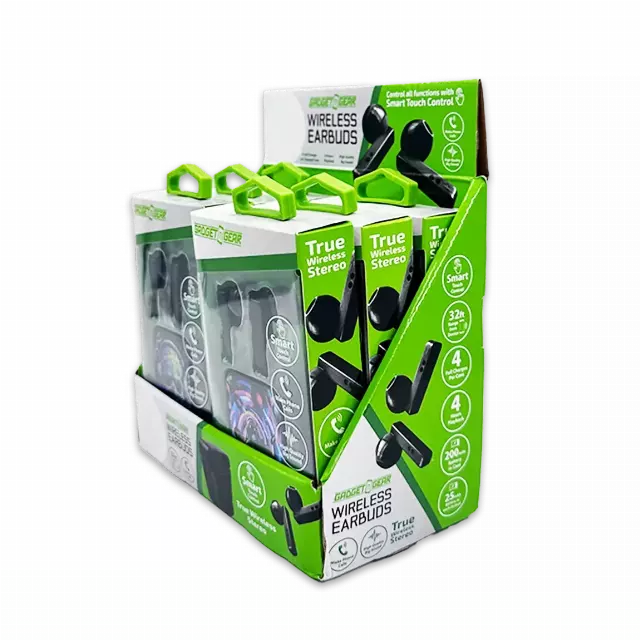 Wireless Earbuds with Printed Case - 6 Pieces Per Retail Ready Display 25062