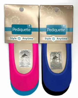 #6-PD-7680 Women’s ‘PEDs’ Low Cut Liner – $.60 Per 2 Pair Pack (30 Packs)