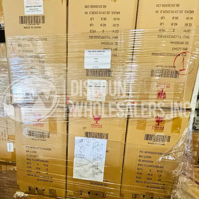Armless Sofa lot · 12 cases per pallet