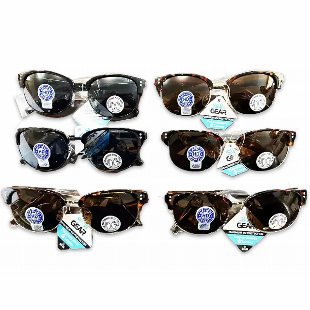 Sunglasses Sungear Assortment - 6 Pieces Per Pack 50241