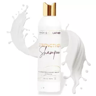 BASK & LATHER Strengthen Regrowing Hair (8 Fl Oz)