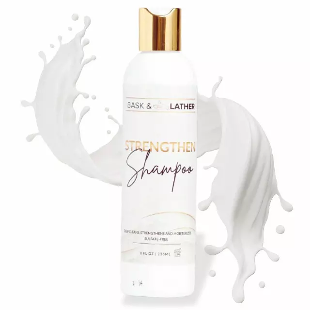BASK & LATHER Strengthen Regrowing Hair (8 Fl Oz)