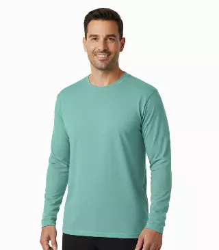 Performance L/S Crew Neck Scuba Blue - 7685509