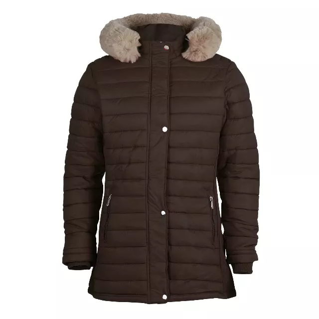 Women’s Three Quarter Length Soft Shell Jacket - Style #LJ325 - $17.50/Unit 12 PC — S-XL (WHOLESALE) / Chocolate