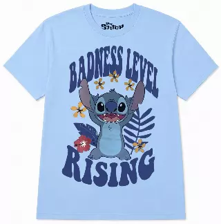 DISNEY LILO & STITCH LEVEL T-SHIRT BLUE