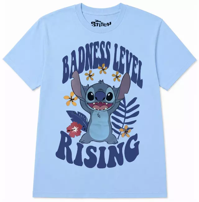 DISNEY LILO & STITCH LEVEL T-SHIRT BLUE