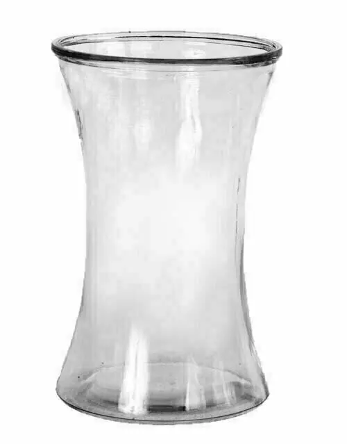GP4008Clr – 6.5” Molded x 4” Open clear Gathering vase-“case pk 12”
