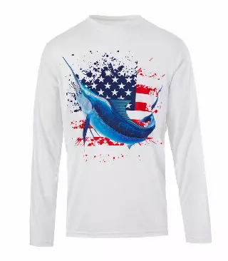 Boys Performance Top Marlin Fish Graphic-7610588