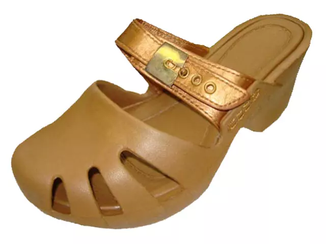 S5800G - Girl's Wedge Clog Sandals — Gold (S5800G-Gold) / 11-4 Assorted