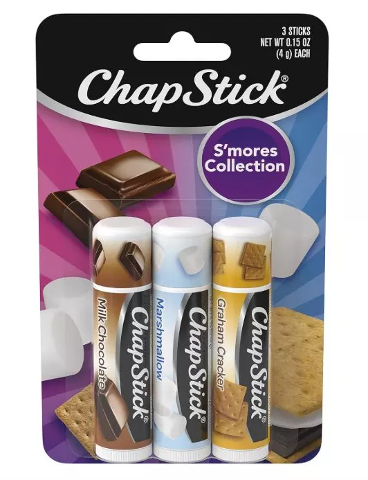 ChapStick S’more Collection Variety Pack Lip Balm Tube, Lip Care, 0.15 Ounce (Pack of 3)