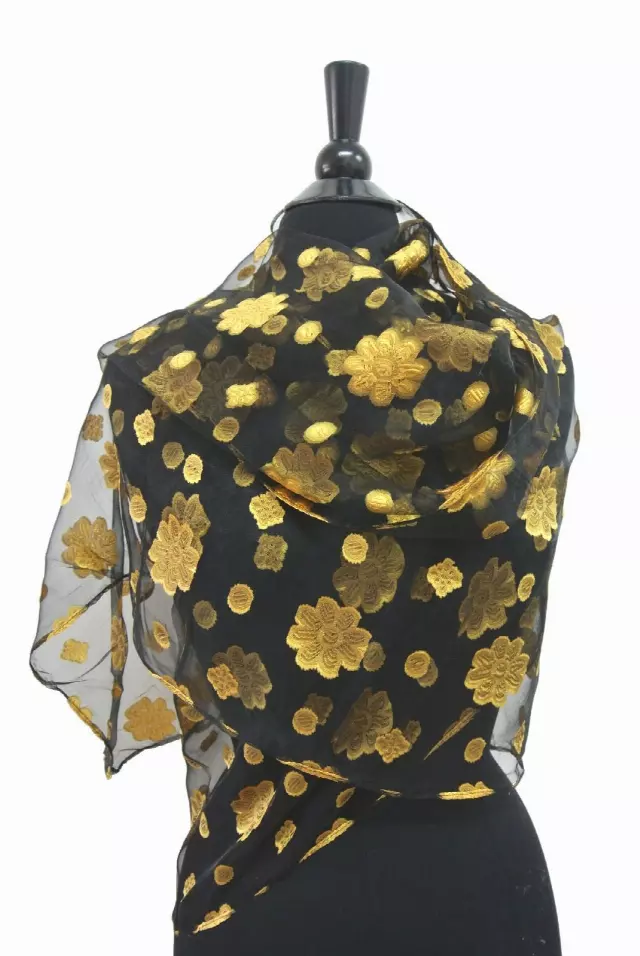 L801 Floral Sheer Spring Scarf Assorted Color