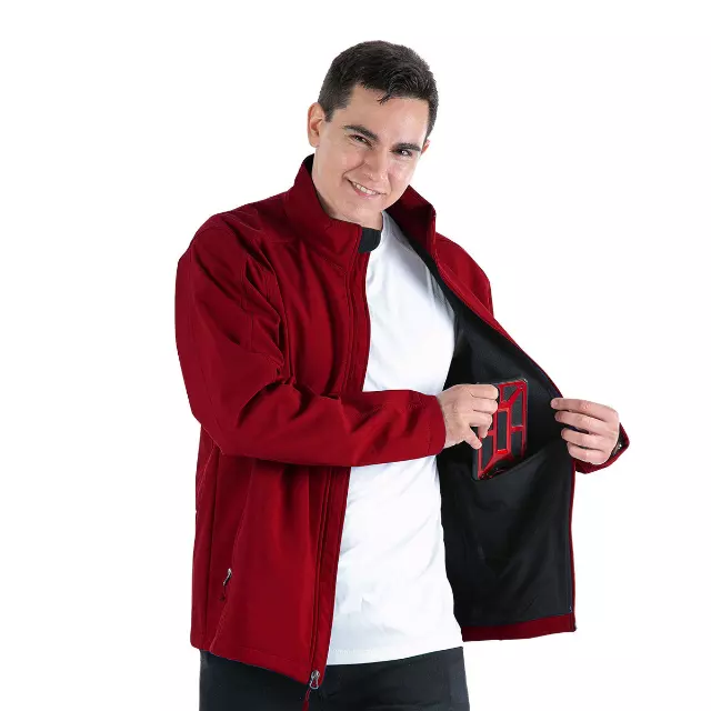 Men's Jacket- Style #MFJ154- $16.50/Unit MINIMUM 12 PCS- PLEASE SEE DESCRIPTION - S-3XL — Wine