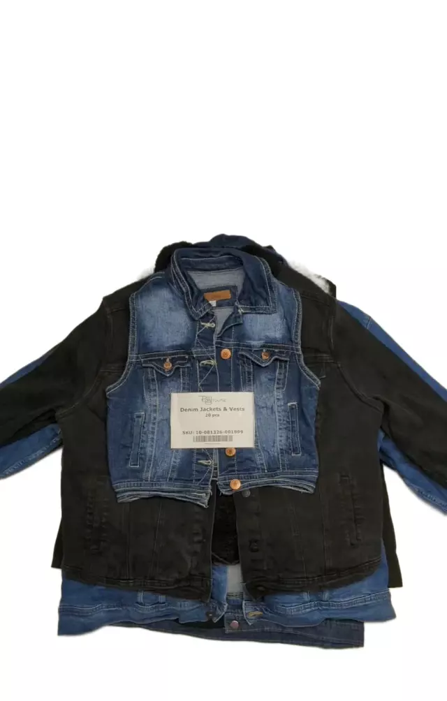 Denim Jackets & Vests 20 pcs