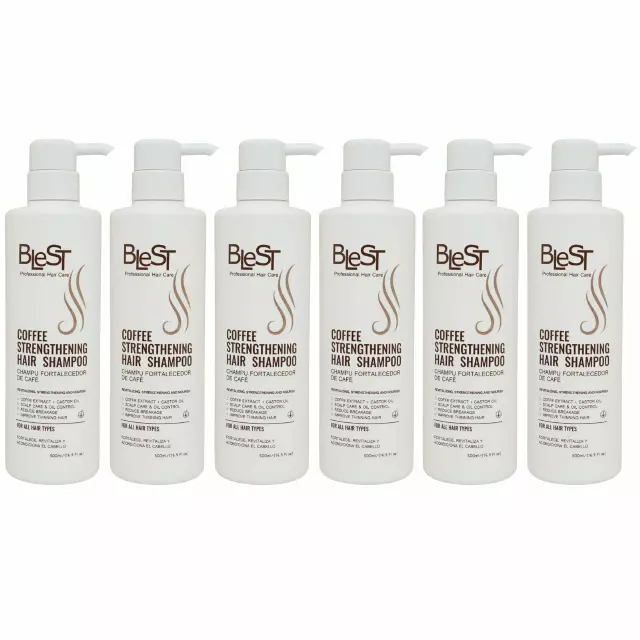 Blest Shampoo Cofee Strengthening Hair - Wholesale 6 Units (HSC-713)