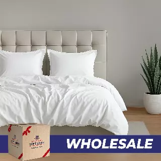 Luxury 100% Cotton Sateen Weave Duvet Cover Set, Wholesale Bedding Sets