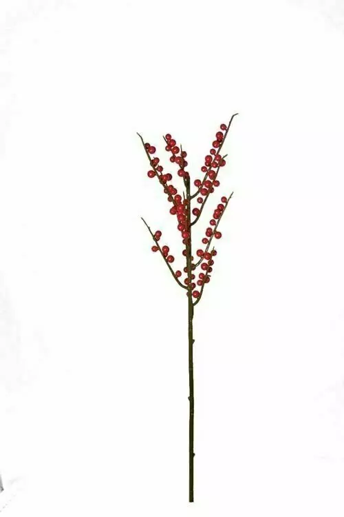 PLX3999Red – 21” Large Plastic Winterberry “ea” – Min 12 – Case Pack 240