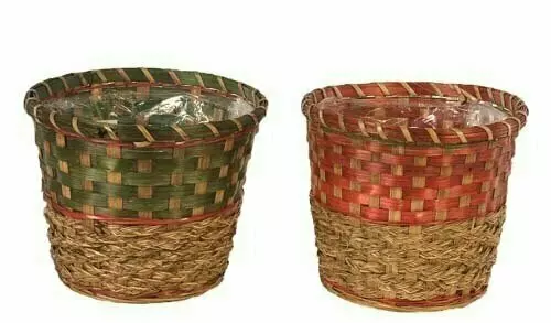 MSX1008-9 – 2 asst. style 9” Holiday pot sewn-in-liner- Min 12 pcs- Case Pk. 60