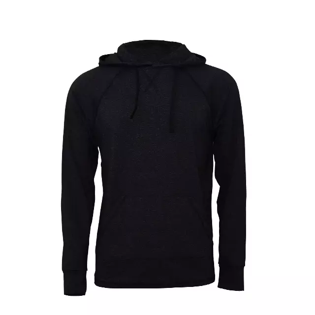 Men's Long Sleeve Hooded Sweatshirt - Style #GMS901- $10.00/ Unit MINIMUM 24 PCS - PLEASE SEE DESCRIPTION - S-2XL — Black