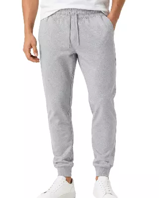 Men's Lightweight Fleece Jogger Pants #03 — H. Grey / S-M-L-XL
