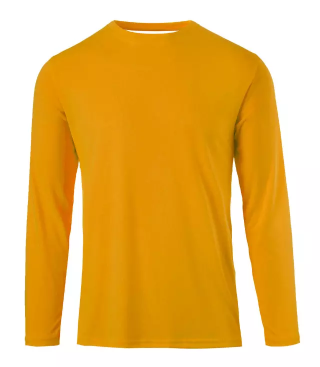 Performance Long Sleeve Crew Neck Gold - 7626709