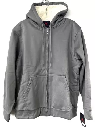 #7M-AK22 Sherpa Lined Zipper Hoodie (Pick Color) – $8.90 each (12 Pieces)